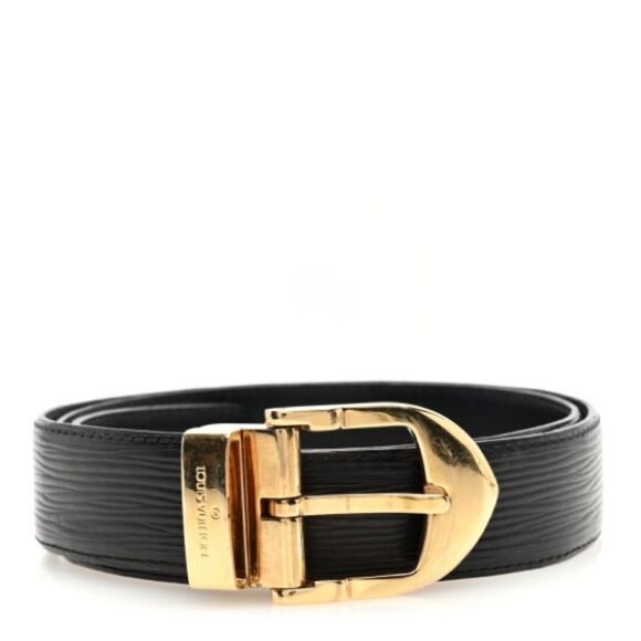 Louis Vuitton Epi Leather 35mm Belt 85/34 Black - Picture 1 of 13